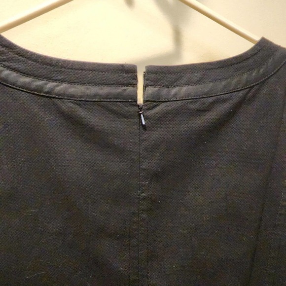 Talbots Women's Black Cotton Plus Size Midi Dress Fitted Size 12w - Picture 3 of 12